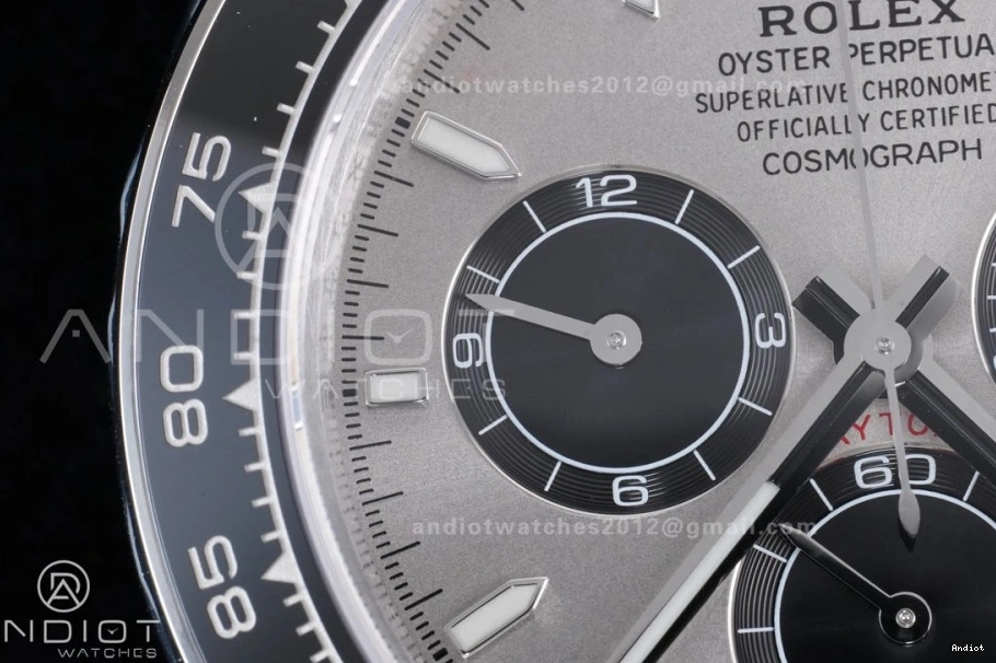 Gray Edition 126519 V2 Daytona on 1:1 VSF VS4131 Oysterflex (Weighted) Best Strap Dial Black 1124